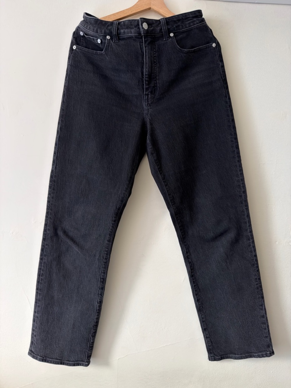 Madewell Black Women's Straight-Leg Jeans